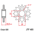 Pignon JT SPROCKETS acier anti-bruit 405 - 525