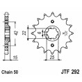 Pignon JT SPROCKETS acier standard 292 - 525