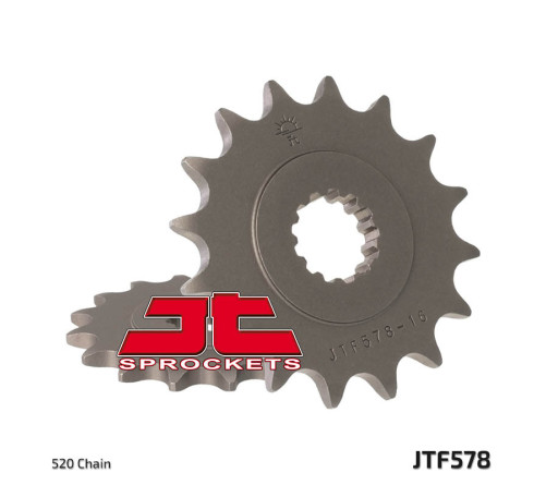 Pignon JT SPROCKETS acier standard 578 - 520 - 1077450002