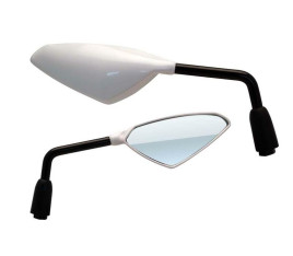 Rétroviseur V PARTS Wind universel M10/125 - blanc