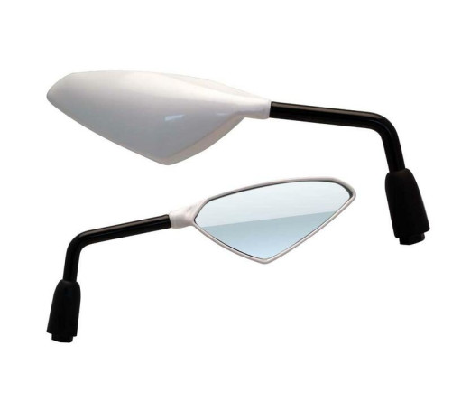 Rétroviseur V PARTS Wind universel M10/125 - blanc