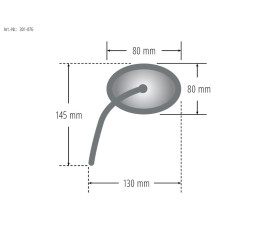 Rétroviseur embout de guidon SHIN YO