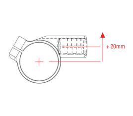 Guidons bracelet LIGHTECH +20mm - 10°