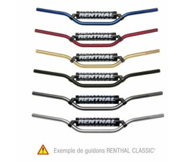 Guidon RENTHAL MX/Enduro 7/8" 971 RC