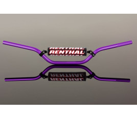 Guidon RENTHAL MX/Enduro 7/8" 809 RC High - 1125298