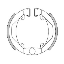 Mâchoires de frein POLINI For Race 80x18 avec ressorts - 1128213