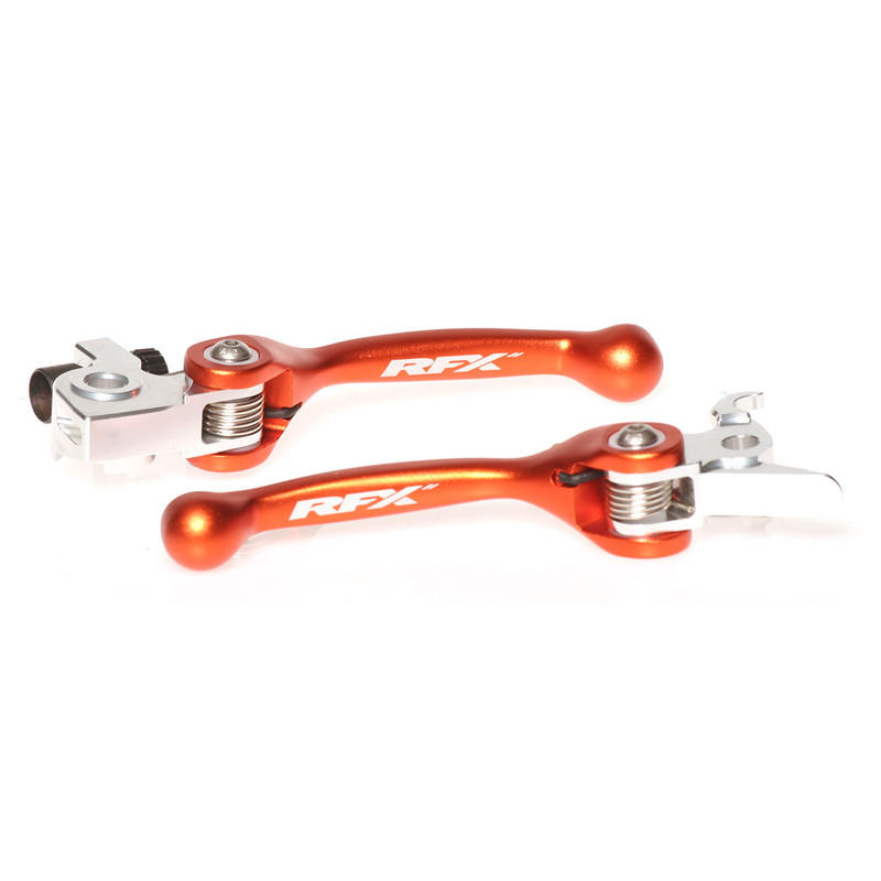 Ensemble de leviers flexibles forgés RFX Race (Orange) - KTM Divers freins Brembo / embrayages Brembo