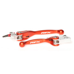 Ensemble de leviers flexibles forgés RFX Race (Orange) - KTM SX65/85 - 1110551001