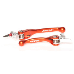 Ensemble de leviers flexibles forgés RFX Race (Orange) - KTM Divers freins Brembo / embrayages Magura - 1110554001