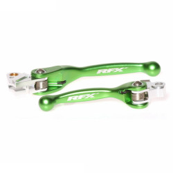 Jeu de leviers flexibles forgés RFX Race (Vert) - Kawasaki KXF450