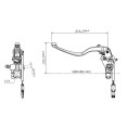 Maître-cylindre d'embrayage BREMBO Ø15x19mm titane