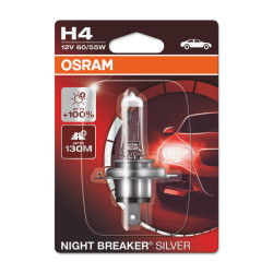 Ampoule OSRAM Night Breaker Silver H4 12V/60/55 - X1 - 1114461