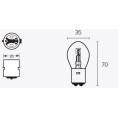 Ampoule TECNIUM B35 12V 35/35W - x10