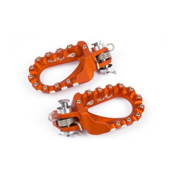 Repose-pieds S3 Hard Rock Enduro aluminium orange - 1081786002