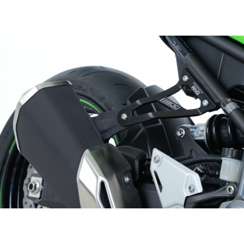 Patte de fixation de silencieux R&G RACING noir Kawasaki Z900 - 1070715