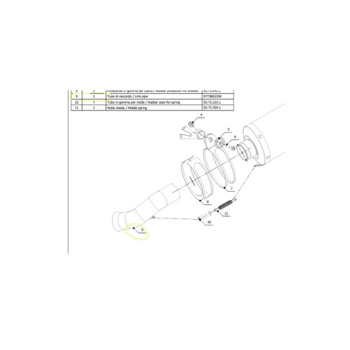 Tube de raccord MIVV - 1124684