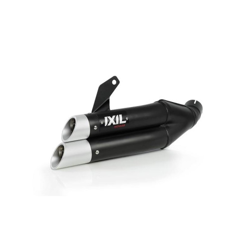 Ligne complète IXIL Hyperlow inox noir / alu poli - Kawasaki Z650/Ninja 650 - XK7356XB - 1111373