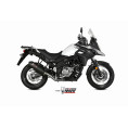 Ligne complète MIVV Oval carbone/casquette carbone - Suzuki DL650 V-Strom