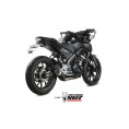 Ligne complète MIVV GP Pro acier inoxydable noir - Yamaha MT 125