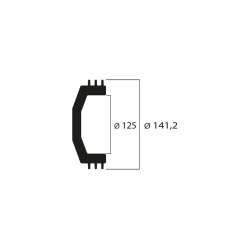 Cloche d'embayage MALOSSI Maxi Wing - Ø125mm / 960g