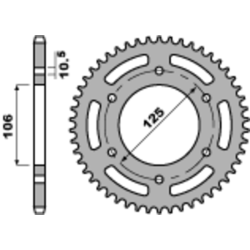 Couronne PBR acier standard 4530 - 520 - 1129477001