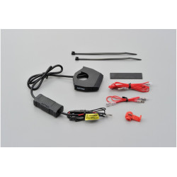 Alimentation USB type A DAYTONA Slim - guidons Ø22,2/25,4