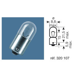 Ampoule OSRAM Original Line T4W 12V 4W - x10