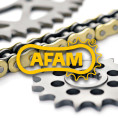 Kit chaîne AFAM 428XMR 14/53 standard - couronne standard