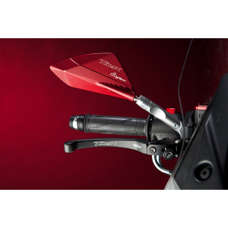 Rétroviseur LIGHTECH type origine - rouge Yamaha T-Max 500/530