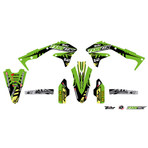 Kit plastique & déco UFO couleur origine Kawasaki KX450F - 3032085