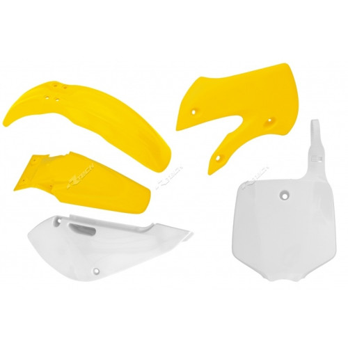 Kit plastique RACETECH couleur origine jaune/blanc Suzuki RM65 - 1088002001