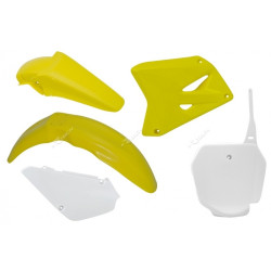 Kit plastique RACETECH couleur origine jaune/blanc Suzuki RM85 - 1088003001