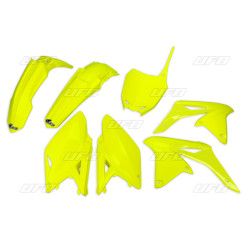 Kit plastique UFO jaune fluo Suzuki RM-Z250 - 1087729002