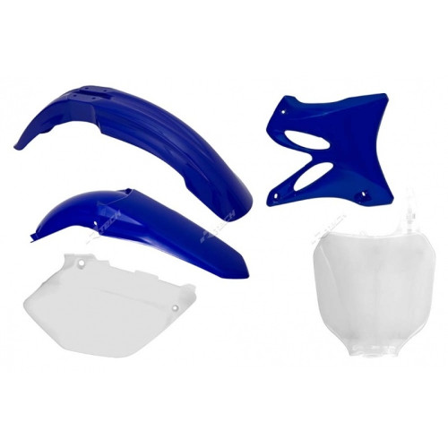 Kit plastique RACETECH couleur origine bleu/blanc Yamaha YZ125/250