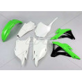 Kit plastique UFO couleur origine (2014) vert/blanc/noir Kawasaki KX85