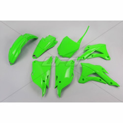 Kit plastique UFO vert fluo Kawasaki KX85 - 1087269006