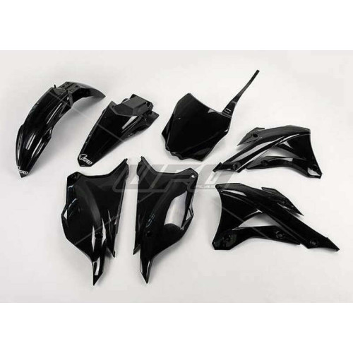 Kit plastique UFO noir Kawasaki KX85 - 1087269001