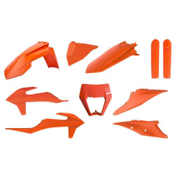 Kit plastiques POLISPORT orange KTM - 1092570