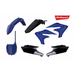 Kit plastiques POLISPORT bleu/noir Yamaha YZ250/450F - 1086152005