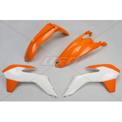 Kit plastique UFO couleur origine (15-16) orange/blanc KTM - 1087439001