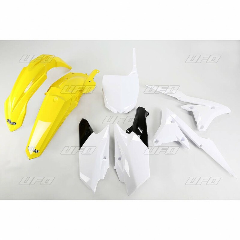 Kit plastique UFO 60e anniversaire jaune/noir Yamaha YZ250F/450F