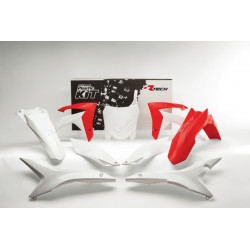 Kit plastique RACETECH couleur origine rouge/blanc Honda CRF250/450R - 1087950001