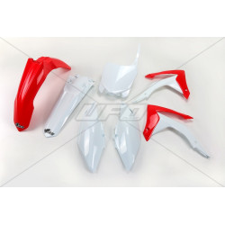 Kit plastique UFO couleur origine rouge/blanc Honda CRF250R/450R - 1086950006