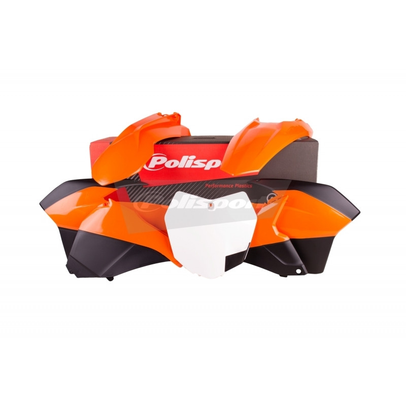 Kit plastique POLISPORT couleur origine KTM