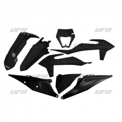 Kit plastiques UFO noir KTM EXC/EXC-F - 1087446001