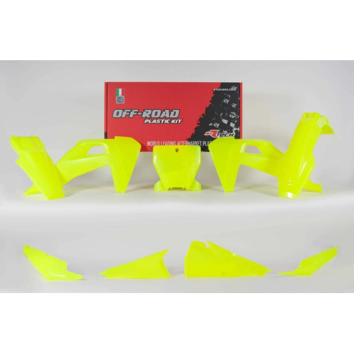 Kit plastique RACETECH jaune fluo Husqvarna TC/FC - 1087962002