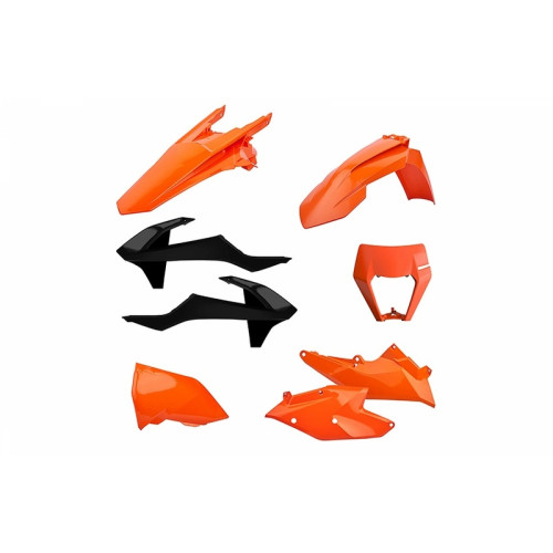 Kit plastique POLISPORT Enduro couleur origine KTM EXC/EXC-F - 1086180001