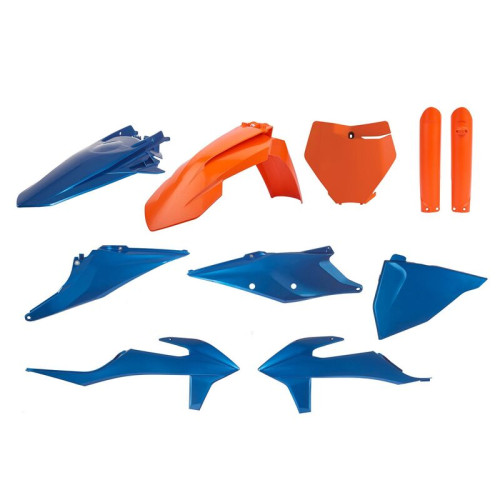 Kit plastique POLISPORT Metal Flow bleu/orange - 1111066002