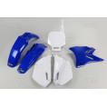 Kit plastique UFO couleur origine bleu/blanc Yamaha YZ85