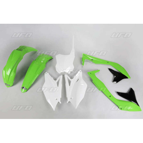 Kit plastique UFO couleur origine (2016) vert/noir/blanc Kawasaki KX450F - 1087270002